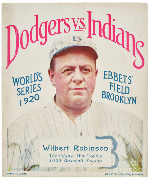 World Series 1920 Program Poster