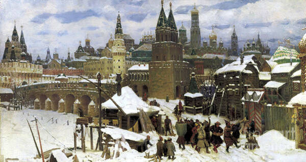 Moscow In The 17th Century. The All Poster by Heritage Images