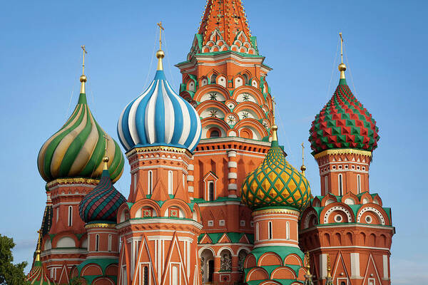 Moscow. St.basil Cathedral Poster by Ferhatmatt