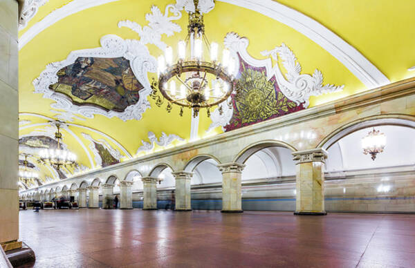 Moscow Metro Station Poster by Mordolff