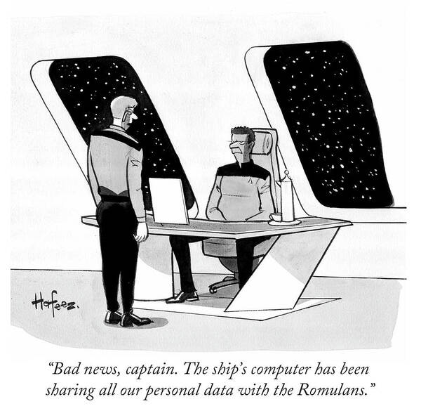 The Ship's Computer Has Been Sharing All Poster