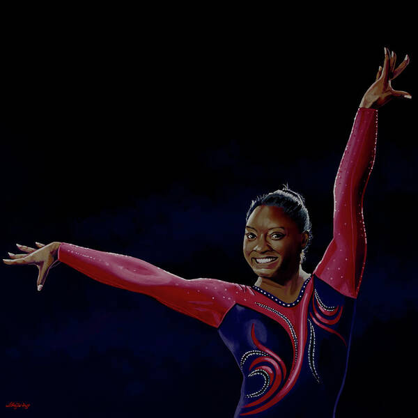 Simone Biles USA Gymnastics Poster FREE US SHIPPING 
