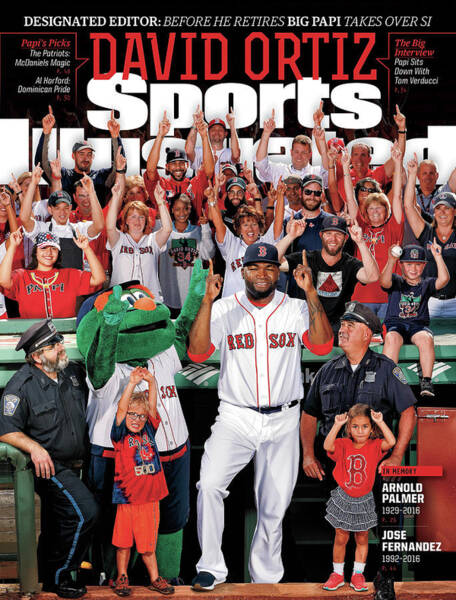 David Ortiz, Designated Editor Before He Retires Big Papi Sports Illustrated Cover Art Print