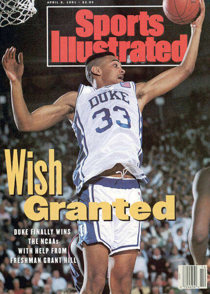 Duke University Bobby Hurley, 1992 Ncaa National Sports Illustrated Cover  Framed Print