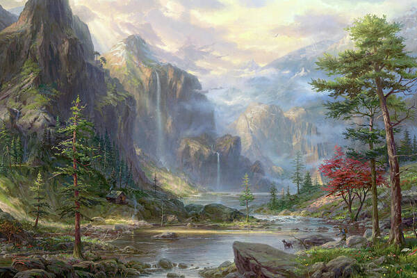 High Country Wilderness Art Print