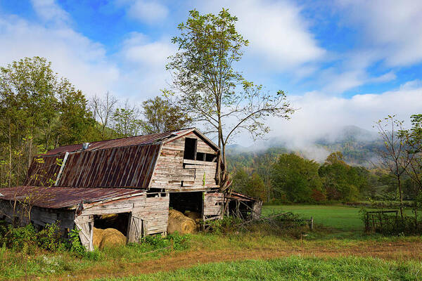  Photograph - Old Smokies Barn by Tim Stanley