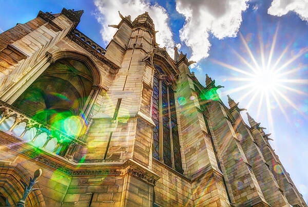  Photograph - Shining on La Sainte-Chapelle by Tim Stanley