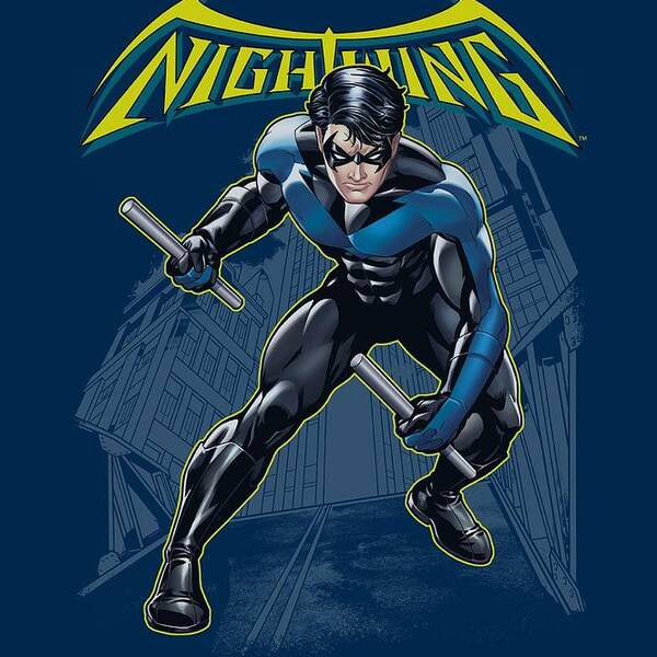 Batman superhero Nightwing Anime HD Print Wall Poster Scroll Home Decor Cosplay 