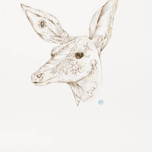Deer Medicine Woman Digital Art by Laura Botsford - Fine Art America