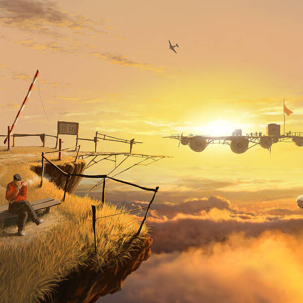 Wall Art - Digital Art - Crossing by Alex Andreyev