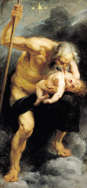 Saturn Devouring His Son Art Print