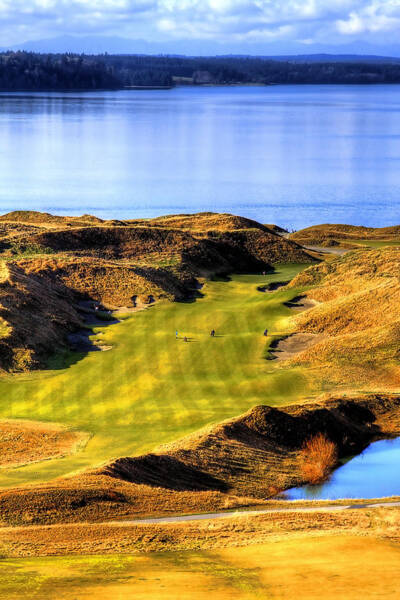 10th Hole At Chambers Bay Art Print