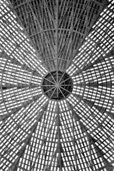Geometric Dome Ceiling Wall Art