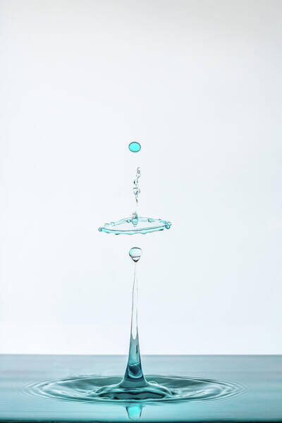 Dynamic Water Collision Wall Art