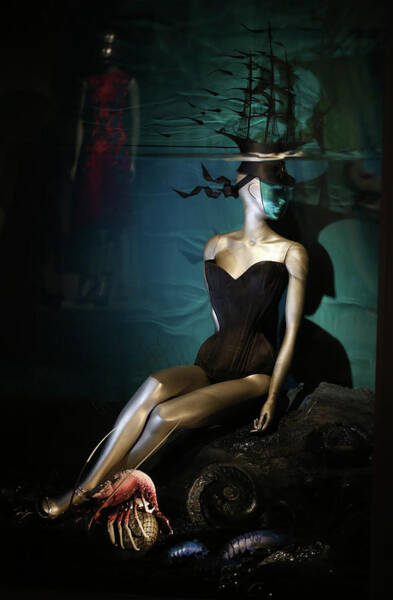 Wall Art - Photograph - Final Touches Made To Isabella Blow by Peter Macdiarmid