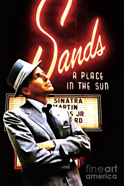 Frank Sinatra I Did It My Way 20150126brun V2 Art Print