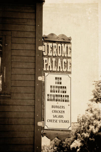Wall Art - Photograph - Jerome Palace - The Haunted Hamburger by Saija Lehtonen