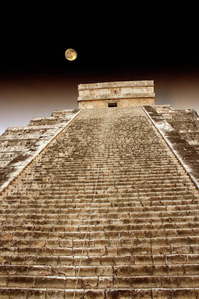 Mayan Temple Art Print