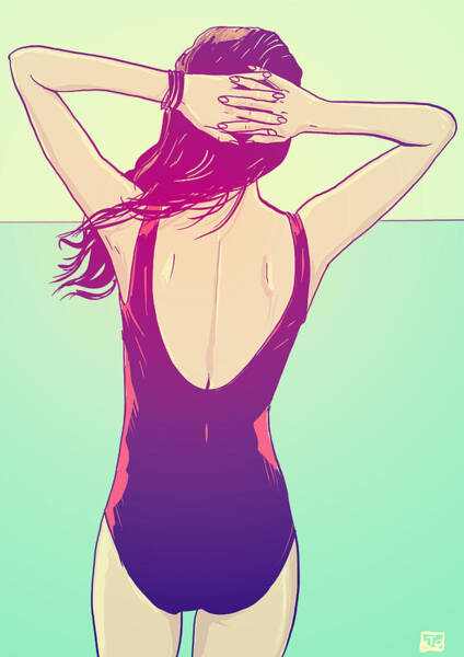 Wall Art - Drawing - Last days of Summers by Giuseppe Cristiano