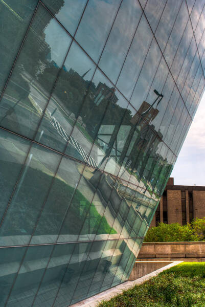 Triangles And Reflections Art Print