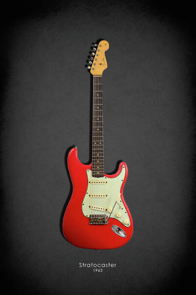 Wall Art - Photograph - Fender Stratocaster 63 by Mark Rogan