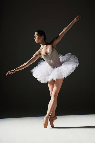 Wall Art - Photograph - Classical Ballerina On Point by Nisian Hughes