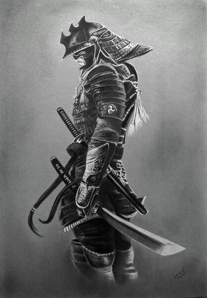 Japanese Afro Samurai Female Bushido Warrior Code Swordsmen Anime