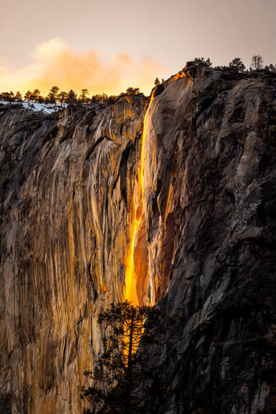 Wall Art - Photograph - Yosemite Fire Fall by Mayank Patel