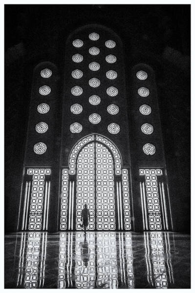  Photograph - Inside Hassan II Mosque, Casablanca by Bo Nielsen
