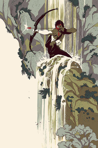 Celebrity Wall Art featuring the digital art Rambo - First Blood Part II 1985 by Geek N Rock