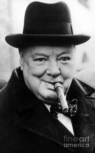 Wall Art - Photograph - Winston Churchill by English School
