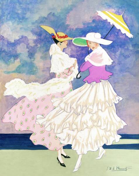Wall Art - Digital Art - An Illustration For Vogue Magazine #1 by E.M.A. Steinmetz