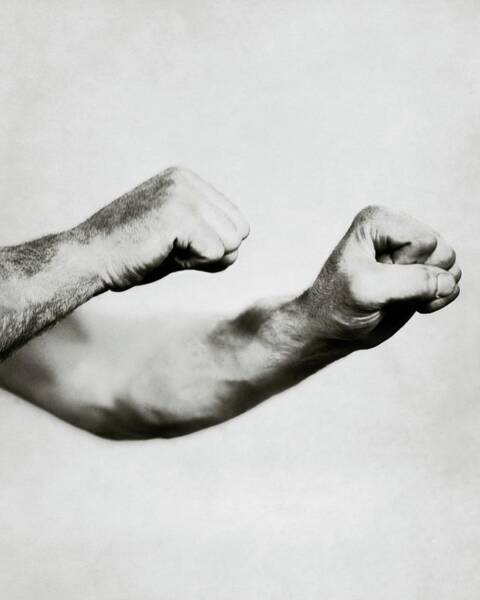 Jack Dempsey's Hands Art Print