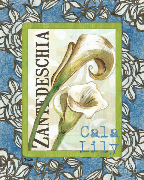 Wall Art - Painting - Lazy Daisy Lily 1 by Debbie DeWitt