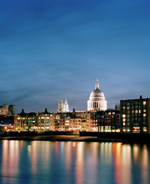 St Pauls Cathedral Viewed Across The Art Print