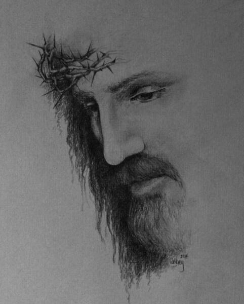 Pencil Drawing Of Jesus Drawings Fine Art America