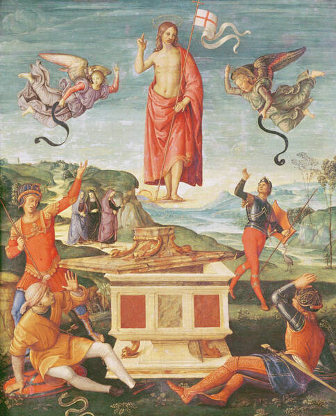 Wall Art - Photograph - The Resurrection Of Christ, C.1502 Oil On Panel by Raphael
