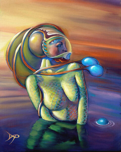 Wall Art - Painting - Fin Cephalarvum by Patrick Anthony Pierson