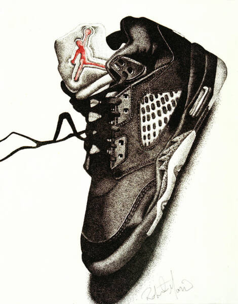 Ajustarse Caducado Pronunciar Air Jordan Drawings - Fine Art America