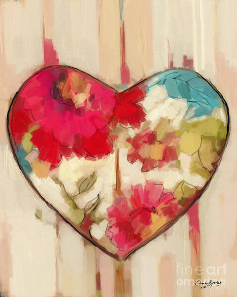 Heart In Stitches Art Print