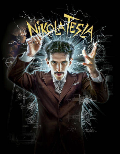 Nikola Tesla Art - Fine Art America