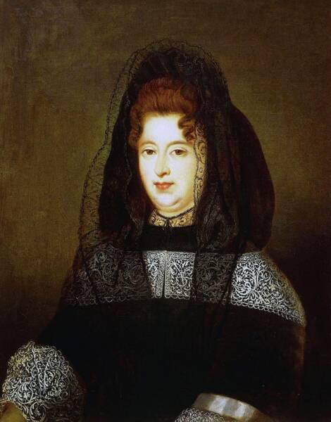 Francoise D'aubigne Marquise De Maintenon -1635-1719- Queen Of France Married Louis Xiv, 1684, Oi... Art Print