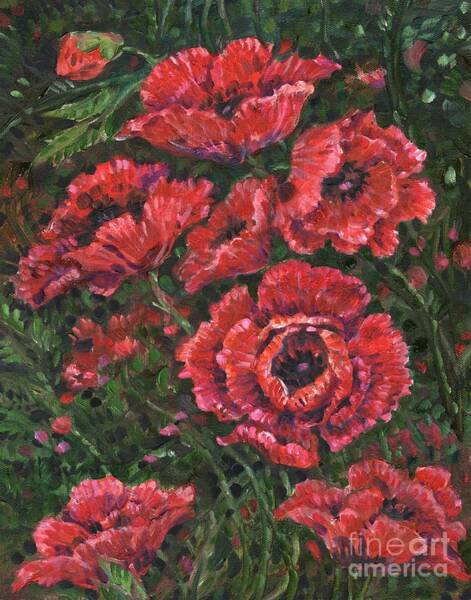 Wall Art - Painting - Impressions of Poppies by Paul Brent