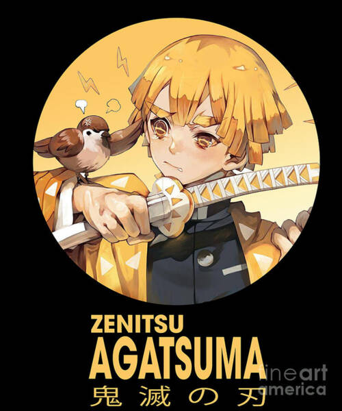 Zenitsu Agatsuma (Demon Slayer)  Anime drawing books, Best anime drawings,  Anime canvas art