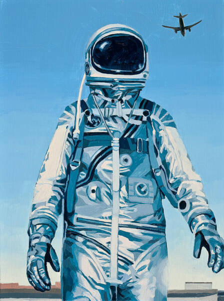 Under The Flight Path Art Print