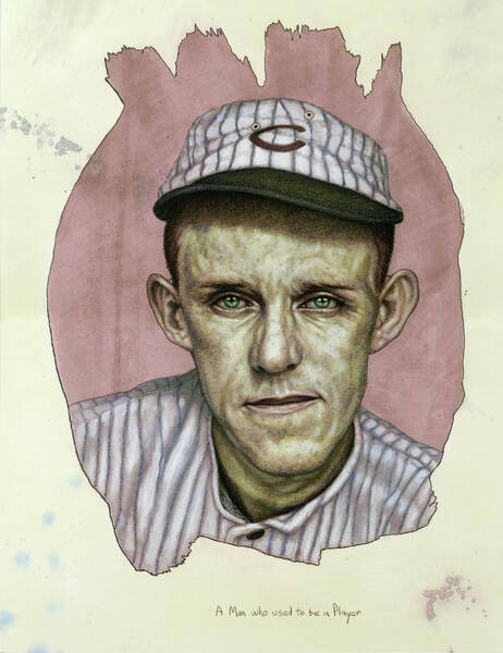 Wall Art - Painting - A Man who used to be a Player by James W Johnson