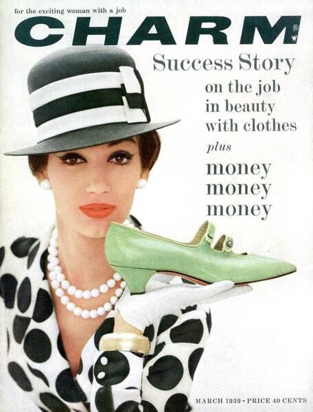 Wall Art - Photograph - A Model With A Margaret Jerrold Kidskin Shoe by William Helburn