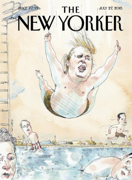 Belly Flop Art Print