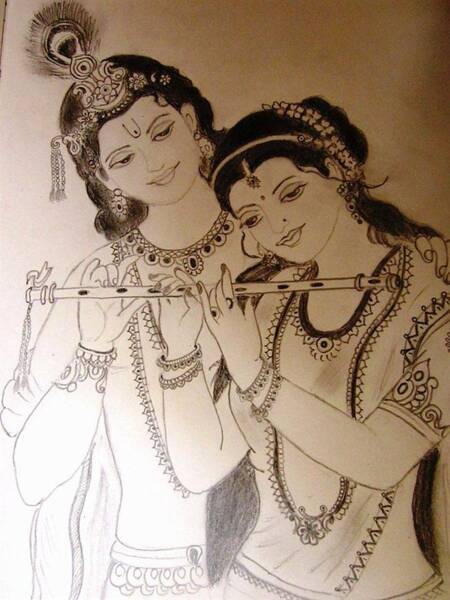 Radha Krishna Drawing  Lord Krishna Pencil Drawing  Janmashtami Special  Drawing  Hello Radha Krishna Drawing Lord Krishna Pencil Drawing  Janmashtami Special Drawing Radha krishna how to draw lord krishna and