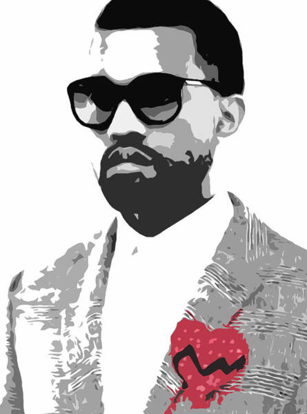 Kanye West Art Print